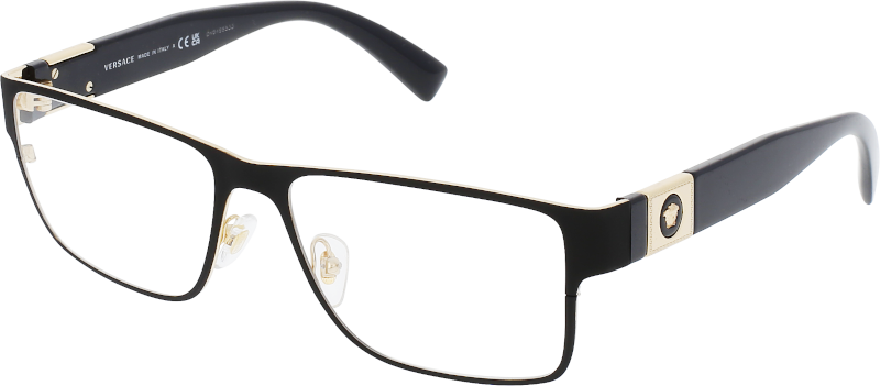 Eye DC V421 度ありメガネ マッドブラック メタルフレーム VERSACE 1274 – Eyemart Express