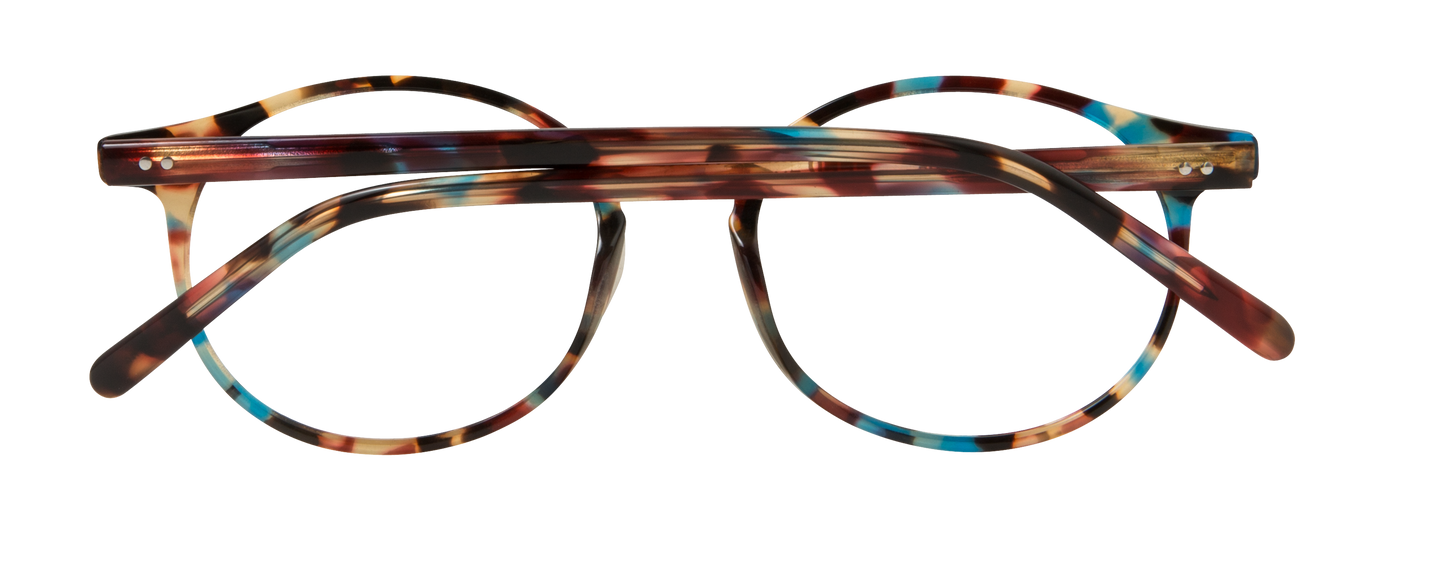 Blue geek glasses sales